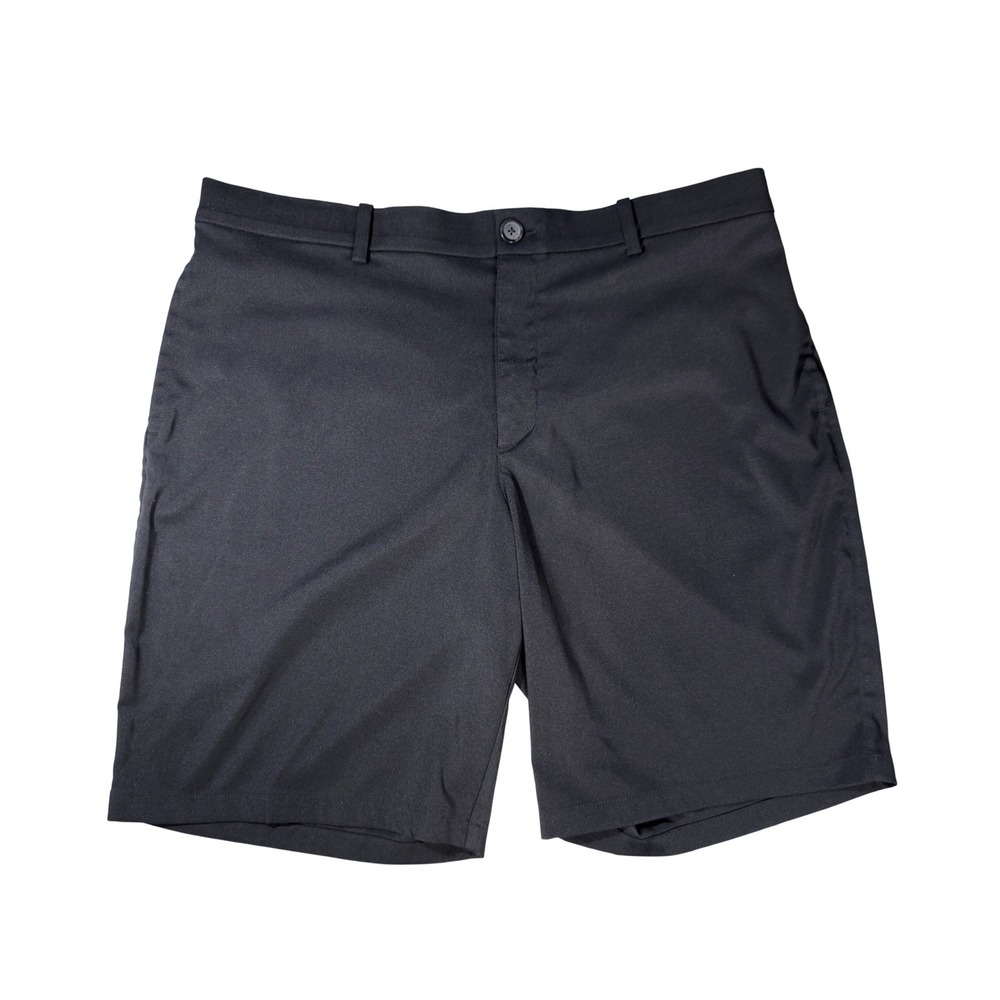 Nike Golf Shorts Mens 38 Black Excellent Dri-FIT Flat Front Performance NWOT